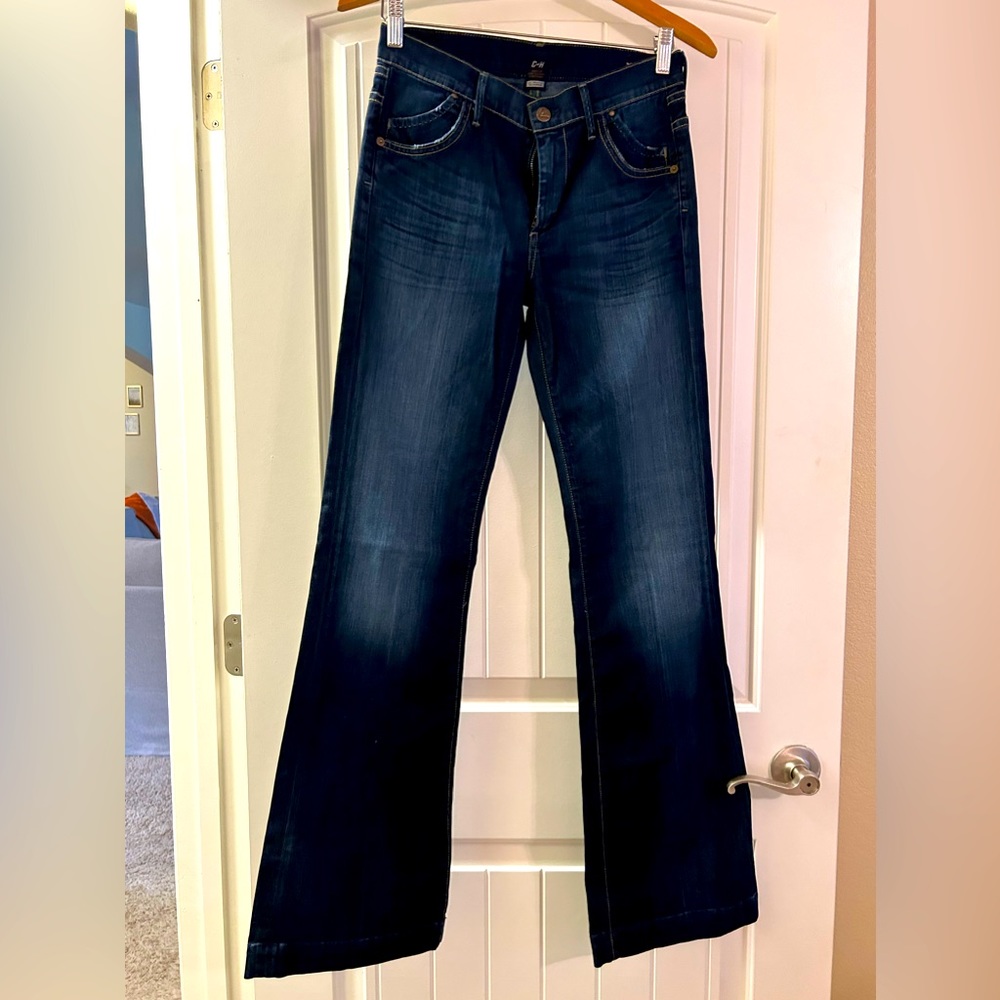 Citizens Of Humanity Hutton Medium Rise Wide Leg Jeans. Size 28